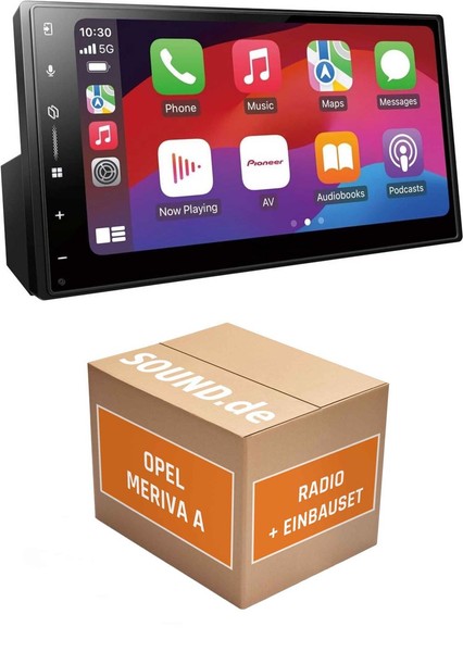 Autoradio Pioneer SPH-DA77DAB FüR Opel Meriva A Schwarz Apple Carplay Android Au-image