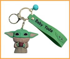 Star Wars The Mandalorian Baby Yoda Llavero Dije Figura 3D Baby Yoda Llavero
