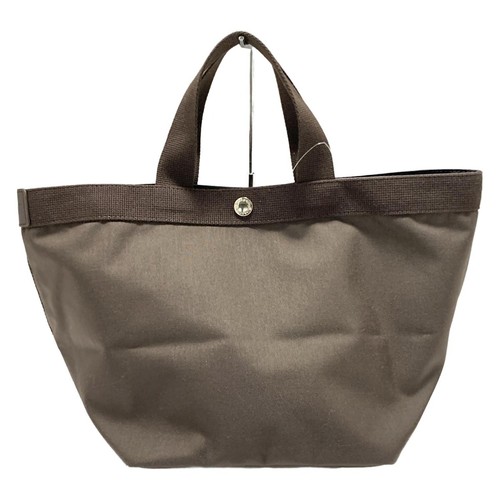 Herve Chapelier Cordura boat-shaped Tote Bag 707C Brown