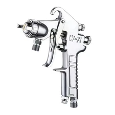 Pressure Feed Air Spray Paint Gun, Pressure Pot Paint Sprayer Without Cup - 2...