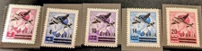 GERMANY 1942, OCCUPATION OF SERBIA,MI.66-70, VF MNH AIRMAIL SET.