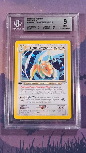 Light Dragonite (1st Edition) graded BGS 9 for sale on eBay