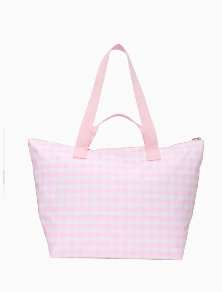 BOLSO DE MANO ROSA X LOVESHACKFANCY Icono Guinga + Piruleta Sombrero de Béisbol Paquete Foto 2 de 4