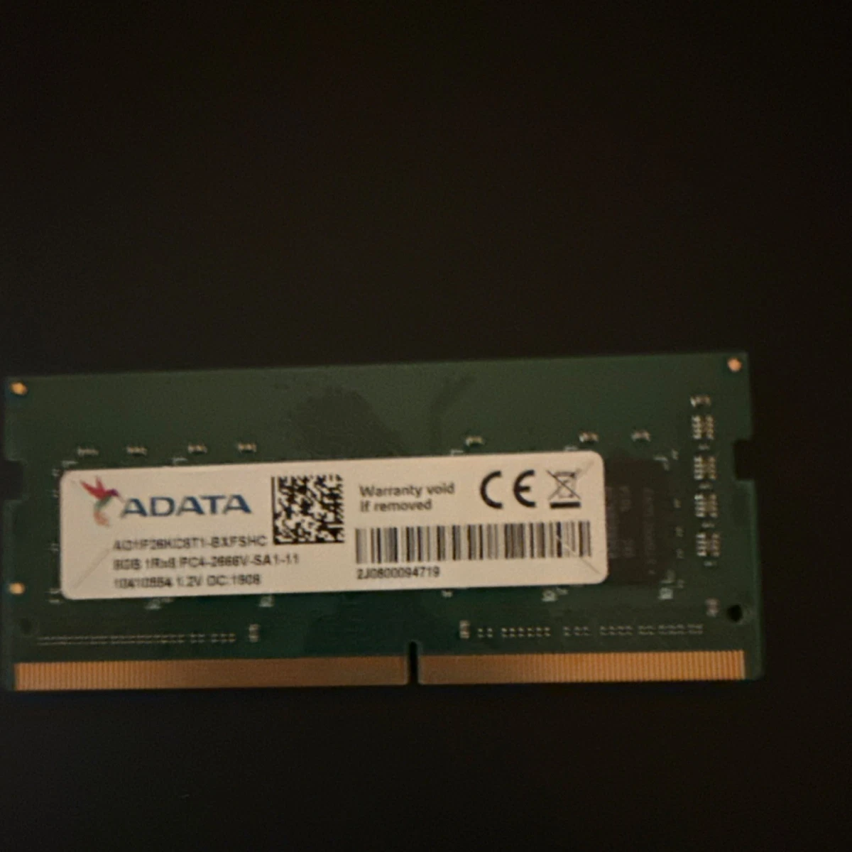 ADATA DDR4 SDRAM 8 GB Capacity per Module Memory (RAM) for sale | eBay