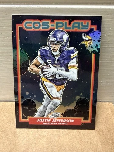 2025 Topps Cosmic Chrome Justin Jefferson Base (RAW)