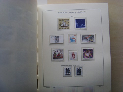BRD Sammlung ex 1998 ** + gestempelt auf Schaubek-Vordruck - Picture 14 of 22