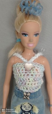 barbie Shirt Top Bluse aus Acryl