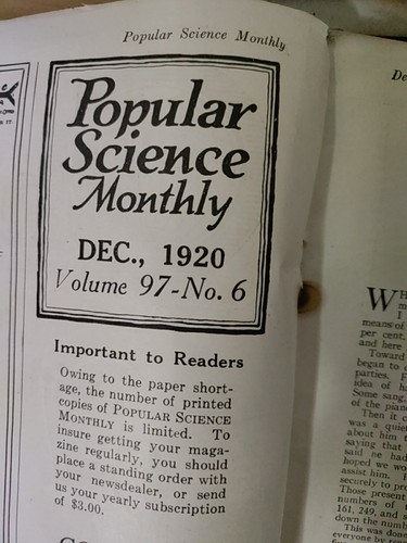 Vtg Popular Science Monthly Magazines - May 1928, Oct 1927, Dec 1920, June 1919 - Picture 24 of 24