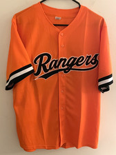 Texas Rangers x Oklahoma State OSU Night Andrew Heaney #44 Orange Jersey SZ L