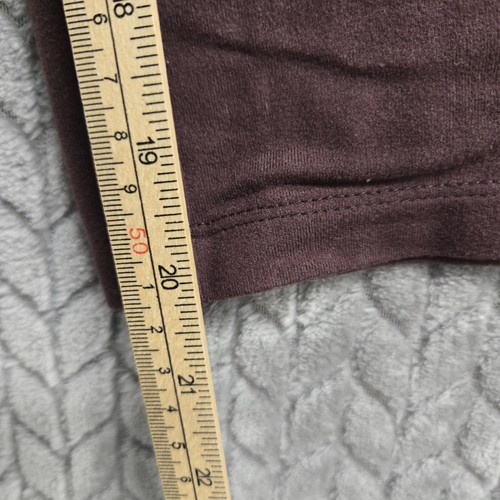 Athleta Pants Women Medium Maroon Cropped Sweatpants Gym Athleisure Yoga Stretch - Picture 6 of 10