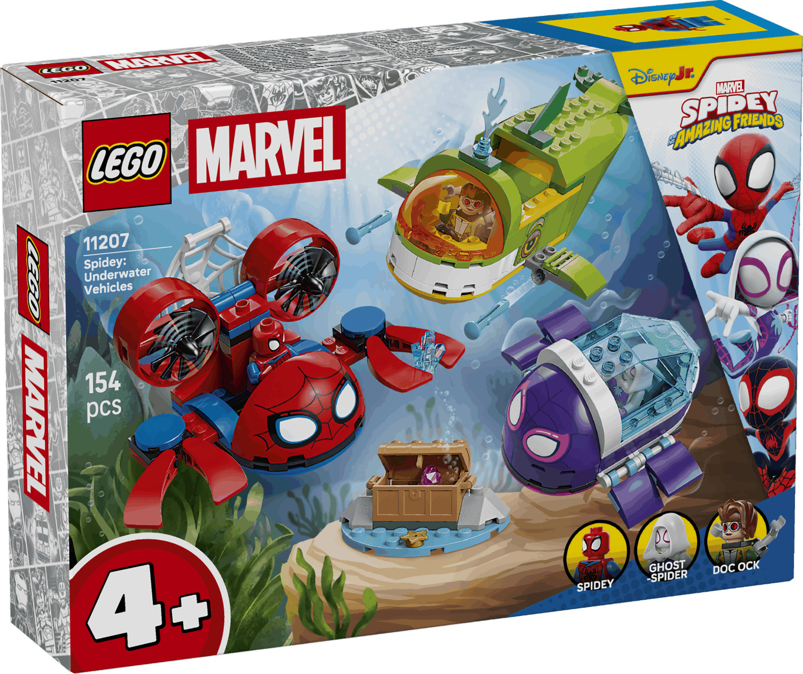Lego Spiderman Spidey: Underwater Vehicles Set 11207 - Image 7