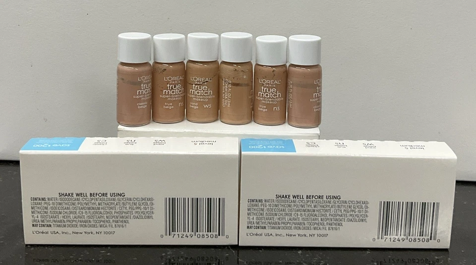 L'Oreal True Match Super-Blendable Makeup W5 N5 C5 3x0.10 Oz  Lot Of 2 - Image 3 of 4