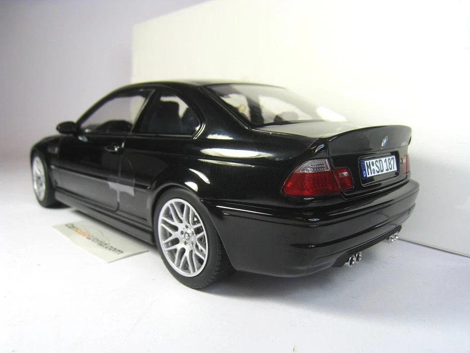 BMW M3 CSL E46 2003 1/18 NOREV (SAPHIRE BLACK) - Imagen 3 de 4