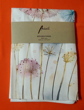 Ambiente Geschirrtuch Löwenzahn PUSTEBLUME farbig Geschirrhandtuch Küche pastell