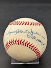 Reggie Jackson HOF A's Signed " Mr October " OAL Baseball FULL NAME AUTO JSA COA