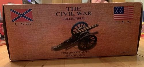 The Civil War Confederate Army Cannon Can-102 Replica | New with Open Box
