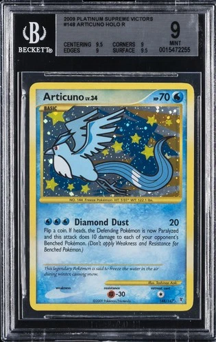 2009 SUPREME VICTORS #148 ARTICUNO BGS 9