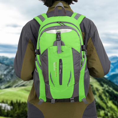 40L Nylon Travel Backpack Waterproof Outdoor Rucksack Men Camping Hiking Bag | eBay 40L Nylon Travel Backpack Waterproof Outdoor Rucksack Men Camping Hiking Bag | eBay
