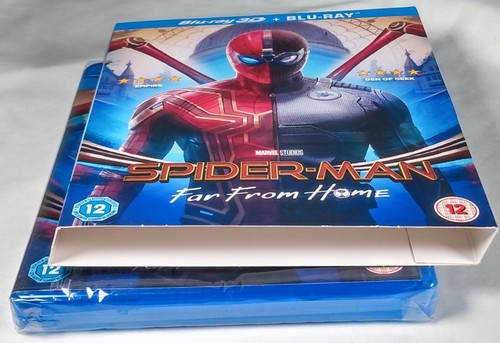 SPIDER-MAN: FAR FROM HOME New 3D + 2D Blu-ray Movie w/ SLIPCOVER 2019 Marvel MCU - Picture 5 of 5