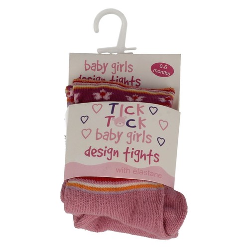 Medias de diseño con patrón de tick tock 45B055 para niñas precio de venta al por menor £1,99 - Imagen 8 de 15