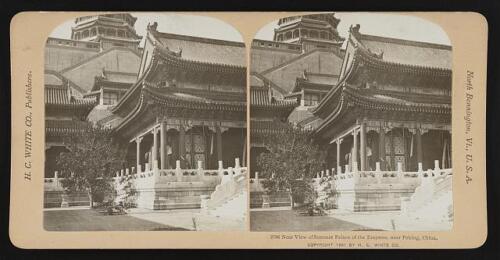 Near view of Summer Palace of the Empress near Peking China Old Photo - Afbeelding 1 van 1
