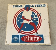 J'Aime Le Tennis - Intersport - La Hutte - Vintage Unused Sticker - 3.5" (53)