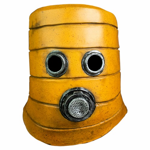 Umbrella Academy Agent Tan Yellow Hazmat Halloween Costume Overhead Latex Mask - Afbeelding 1 van 3