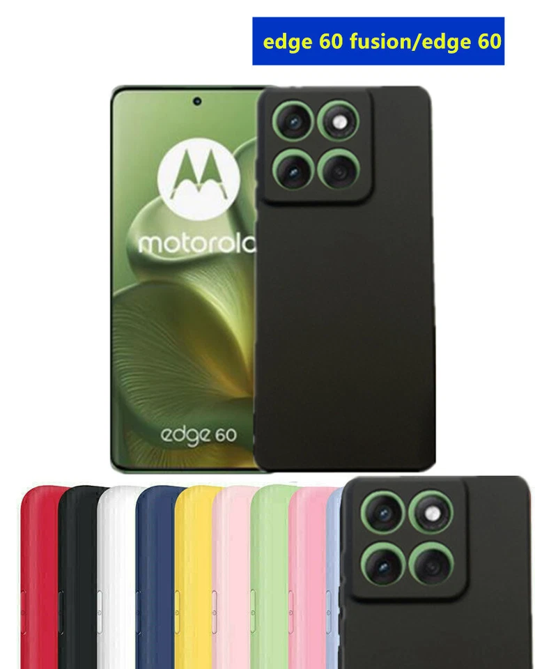 Cover Morbida Custodia Silicone Tpu Opaca pre motorola edge 60 /edge 60 fusion