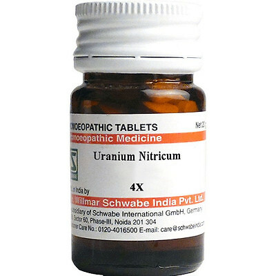 Willmar Schwabe India Uranium Nitricum 4X (20g) PURE HERBAL REMEDY - Picture 1 of 2