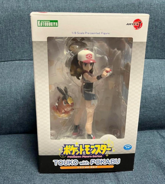 Pokemon Touko with Pokabu Figure ARTFX J Kotobukiya POKEMON Black
