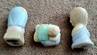Porcelain Nativity set Mary, Joseph, and baby Jesus Christmas - Made In China  — photo 2