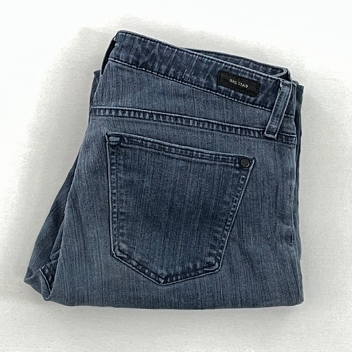 Big Star Womens Slim Skinny Jeans Blue Stretch Mid Rise Pockets Denim 29 - Picture 5 of 8