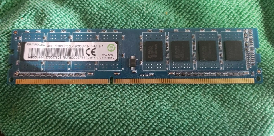 RAMAXEL 4GB Memory Stick 1RX8-PC3L-12800U-11-11-A1 HF 🧮 RMR5030EF68F9W-1600 - Image 2 of 4