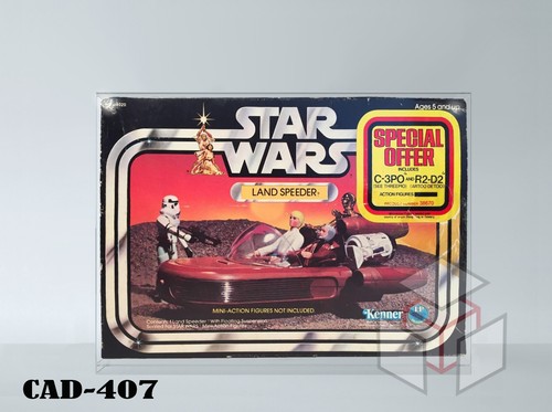 Pre-ORDER Acrylic Display Case for Vintage KENNER Landspeeder Boxed - Picture 1 of 3