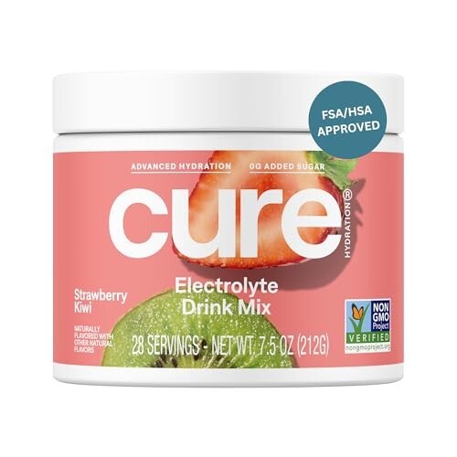 Cure Hydration Plant-Based Electrolyte Drink Mix