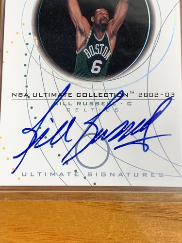 Bill Russell Celtics Autographed card - Picture 6 of 6