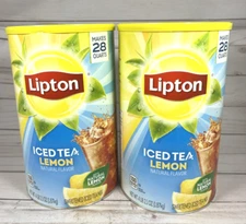 Lipton Sweetened Iced Tea Mix Lemon 28 Quarts Powder