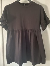 BLACK FOREVER 21 T SHIRT MINI DRESS …SIZE  MEDIUM