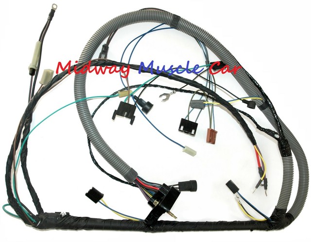 engine wiring harness 400 455 350 1973 73 Pontiac Grand Prix G/P w/ A/C