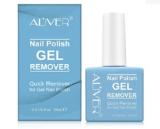 AL’IVER Gel Nail Polish Remover Magic Remover Sealed 2-Pack 0.5 oz each box