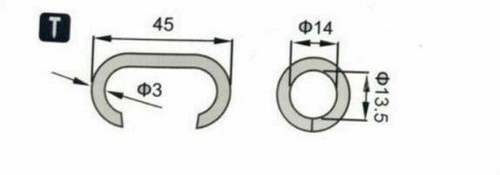C50 for Gabion Fixing C-ring Professional Manual Hog Ring Plier Efficient Tool - Picture 12 of 14