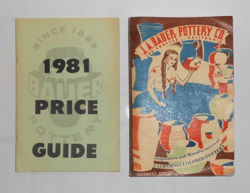 1981 Bauer Pottery Book Begrin & Satchell With Price Guide