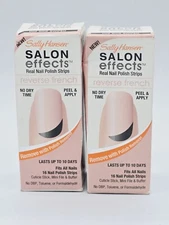 Sally Hansen Salon Effects Real Nail Polish Strips 002 SIDE SWIPED. QTY:2