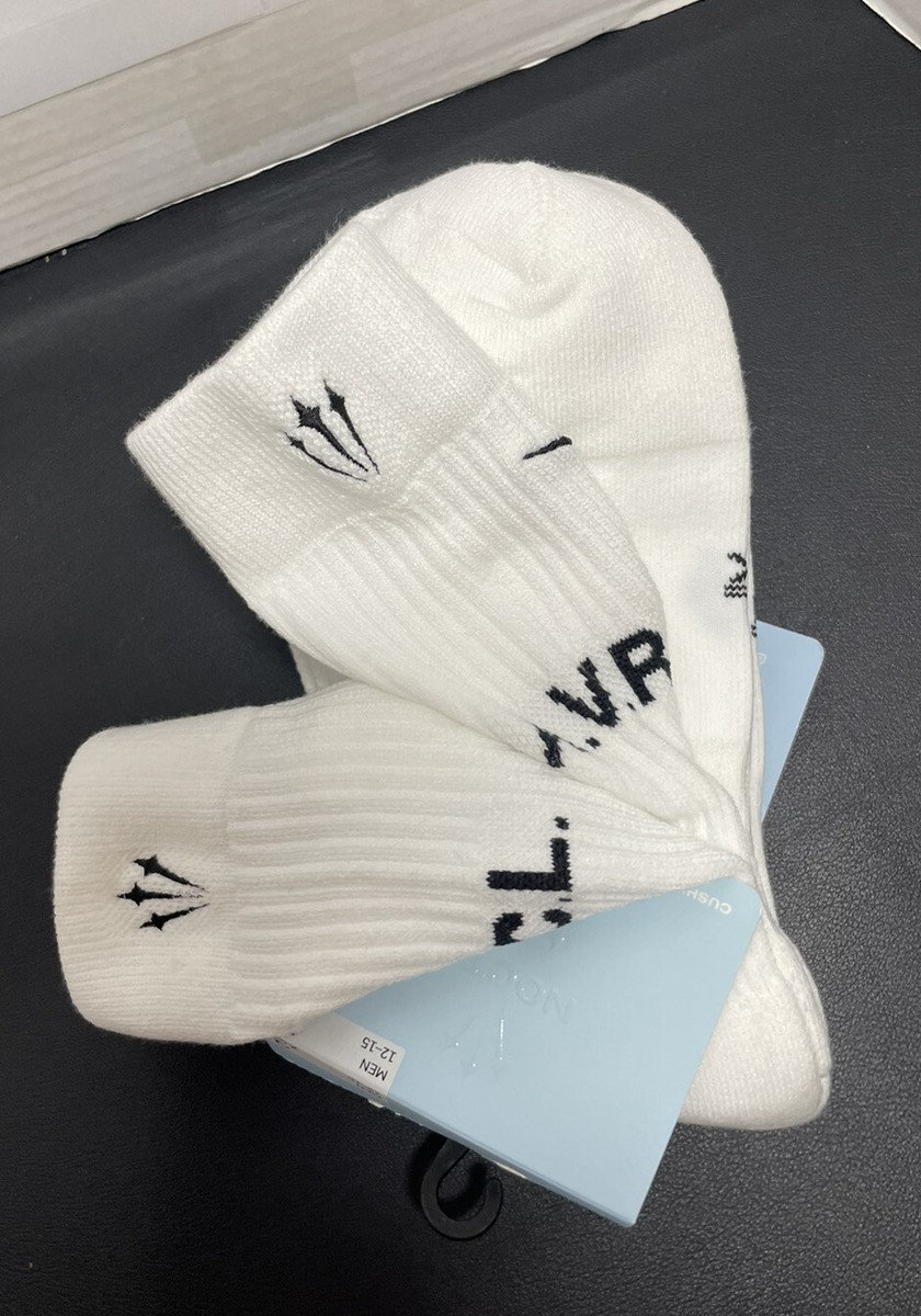 Nike x DRAKE NOCTA Crew Socks White/Black 3-Pack DD9240-100