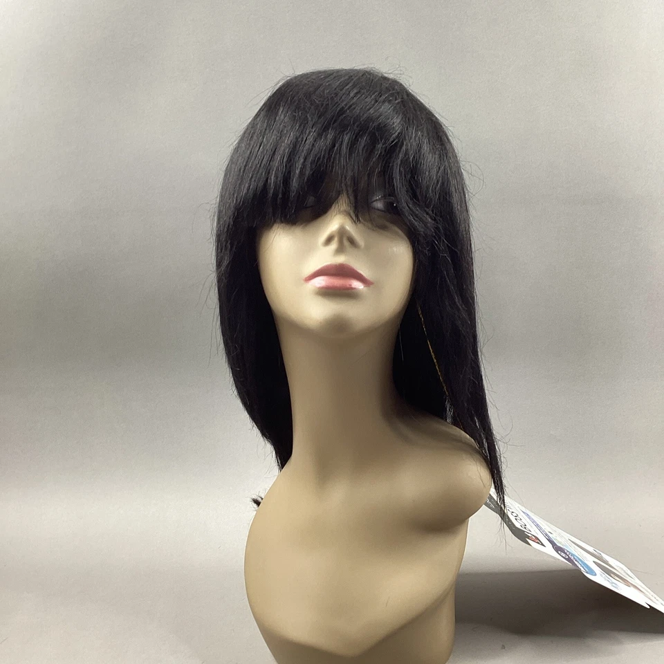 Парик MH1302 Olinda влажный и волнистый #Natural черный 100% необработанные человеческие волосы - Изображение 2 из 4