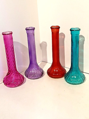 Vintage Glass Bud Vase, Anchor Glass Container Corp.