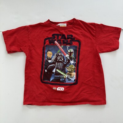 Lego Star Wars Shirt Kids Size 6/7 Red