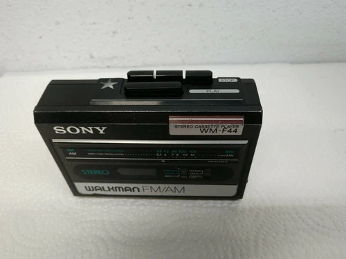 Vintage SONY Walkman WM-F44 Stereo Cassette Player FM/AM Radio *READ*