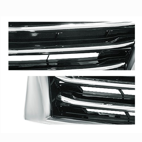 Rejilla delantera negra con moldura cromada para Nissan Altima NI1200250 2013 2014 2015 - Imagen 6 de 9