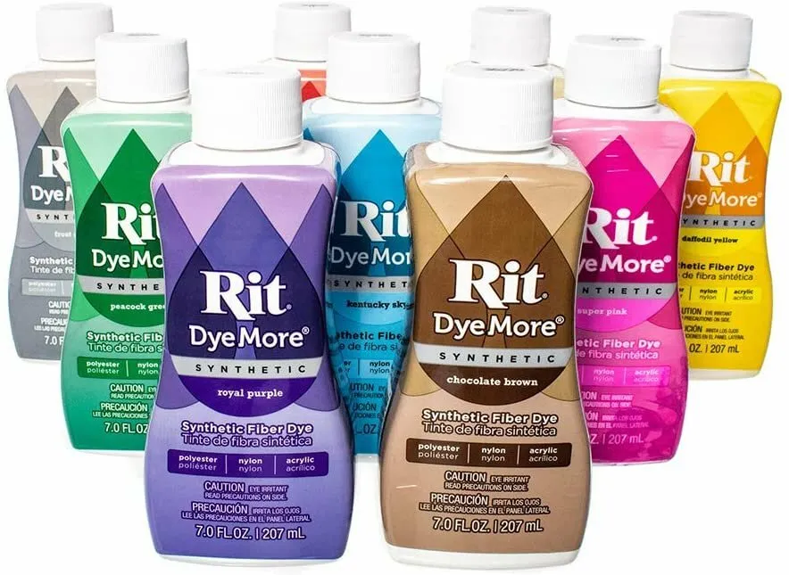 Synthetic Rit Dye More Liquid Fabric Dye – Wide Selection of